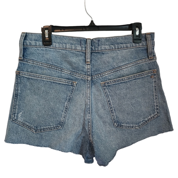 NEW Madewell Distressed Raw Edge The Perfect Jean Short Sz 30 - Picture 5 of 7
